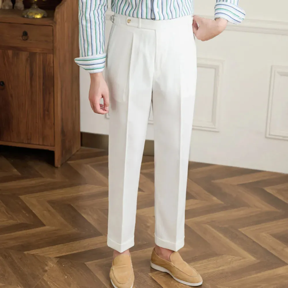 Aidase British Style Suit Pant Men Formal Wear Men Dress Pant Business Office Trouser Men Solid Color Pants High Quality Men Dress Pant