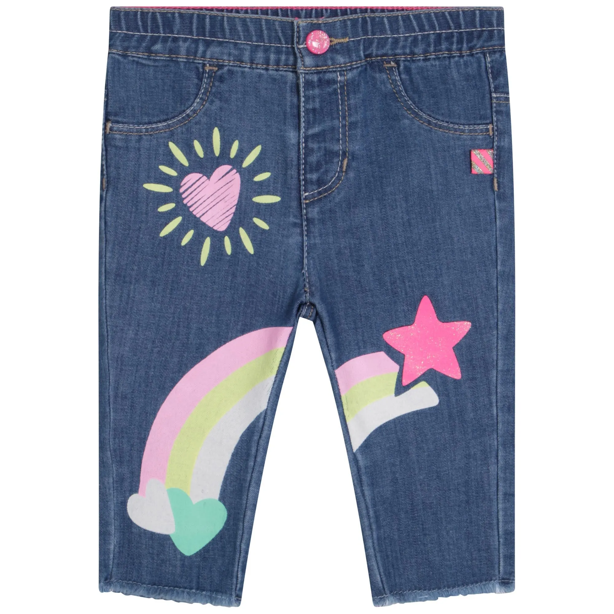 BILLIEBLUSH RAINBOW DENIM PANTS