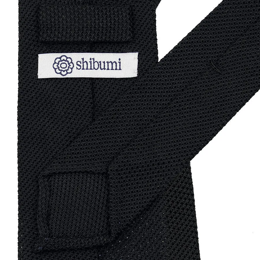 Grenadine / Garza Fina Bespoke Tie - Black