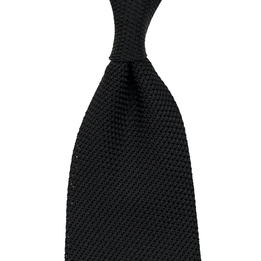 Grenadine / Garza Fina Bespoke Tie - Black
