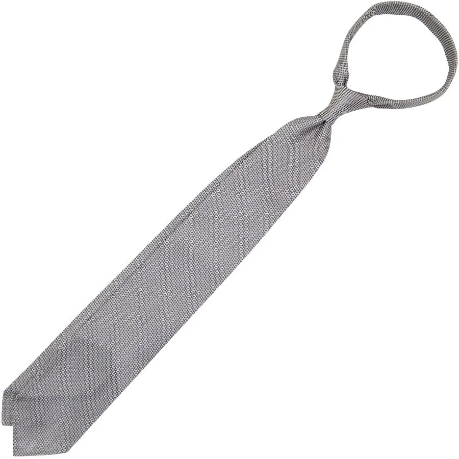 Grenadine / Garza Fina Bespoke Tie - Silver