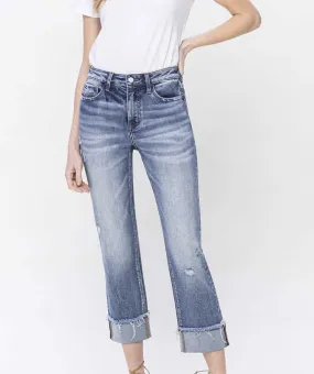 High Rise Straight Jean